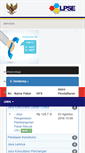 Mobile Screenshot of lpse.malangkota.go.id