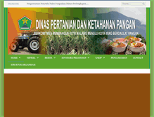 Tablet Screenshot of pertanian.malangkota.go.id